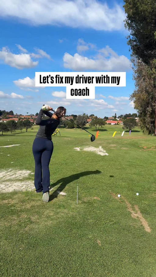 Driver for me has been the hardest lately. I tend to lead with my shoulder on the down sing and not using my lower body feels like a crime lol 
•
•
#swingtips #golftips #golfgirl #golfswing