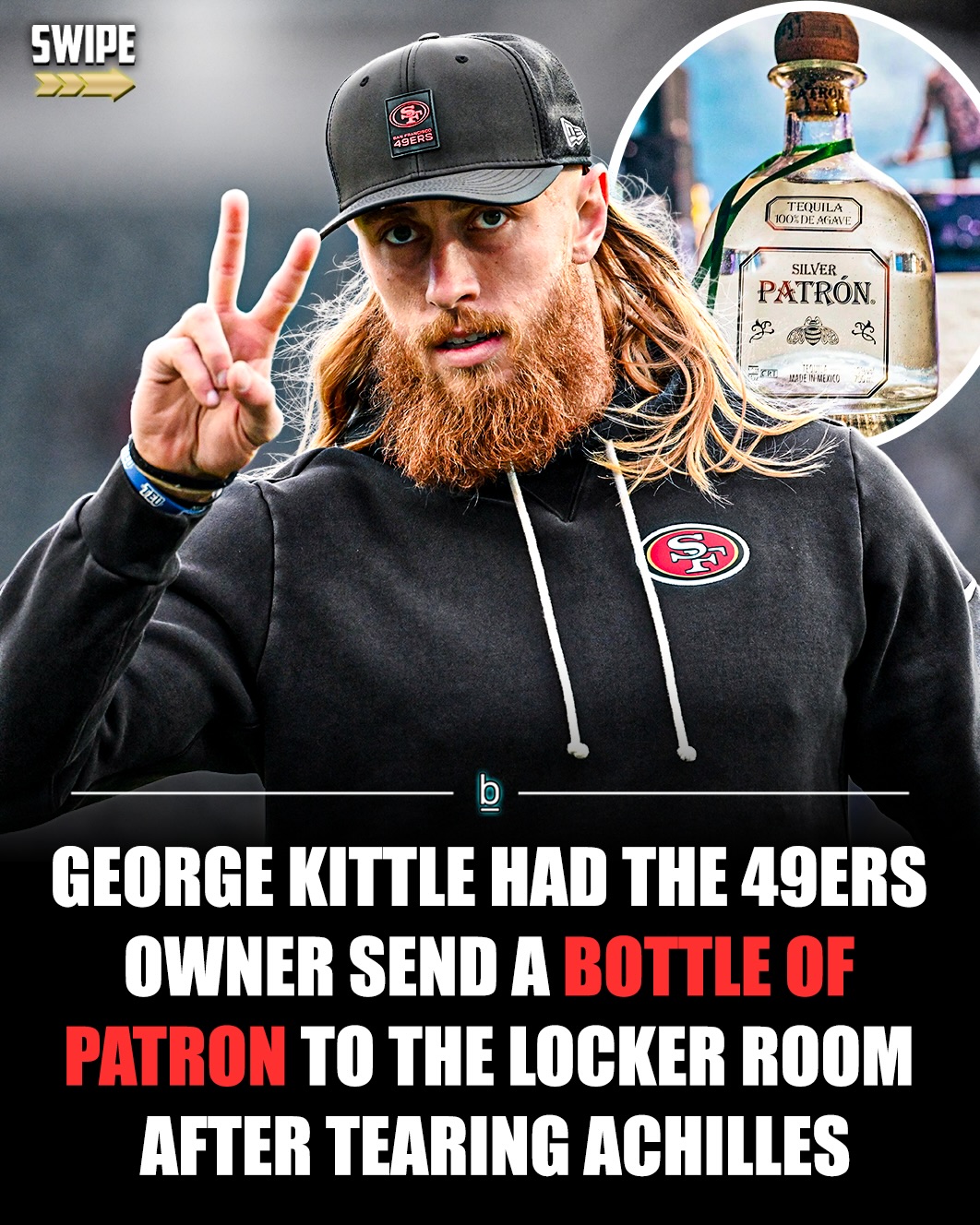 San Francisco 49ers tight end George Kittle’s season came to an unfortunate end on Sunday during the NFC Wild Card round as he suffered from a torn Achilles in the Niners’ win over the Eagles. 😬

During the first half of the Wild Card game between the 49ers and Eagles, with about six minutes left in the second quarter, Pro Bowl tight end George Kittle made a 6-yard catch in the right flat and made a turn upfield. 🏈

As he did, Kittle’s right leg gave out as Philly linebacker Zack Baun brought him down with a tackle, with the injury immediately determined to be a torn Achilles. 

Even more cruel for Kittle is the fact that the 6-yard reception was his only catch in the game. 🤦‍♂️

His response? Get drunk. Kittle had the team’s owner Jed York send him a bottle of Patron tequila after he tore his Achilles. 😂

Despite losing their star tight end to a torn Achilles, the San Francisco 49ers were able to beat the Philadelphia Eagles on the road by a score of 23-19 to advance to the NFC Divisional Round, where they’ll face off against the #1 seed Seattle Seahawks. 👍

Drafted out of the University of Iowa in the 5th round of the 2017 NFL Draft, the 32-year-old Kittle is a 7-time Pro Bowler and two-time First-team All Pro member.

As for the Eagles, the loss to the San Francisco 49ers — and the general mood surrounding the team throughout the course of the 2025 season — means head coach Nick Sirianni could be in the hot seat despite leading the team to a Super Bowl title just last year. 🤔

#nfl #guys #dudes #men
