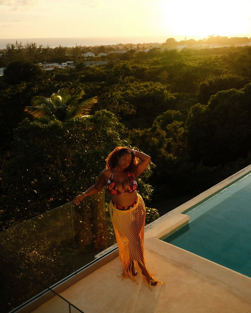views on views on views❤️‍🔥🌴✨

swimsuit is @asos 
skirt is @kaicollective