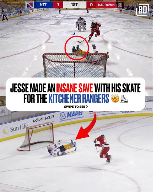 HOW DID HE MAKE THAT SAVE?!?! 🤯🔥
.
@jessepollock22 with an absolutely RIDICULOUS save on @thomaspocrnic_ 😳… Full video on our YouTube channel 👀
