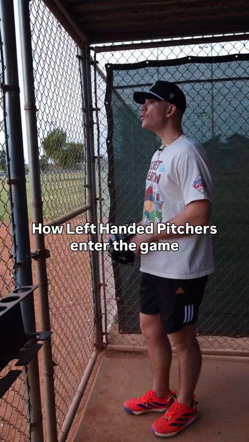 POV: Your Left Handed Pitchers going in 😂