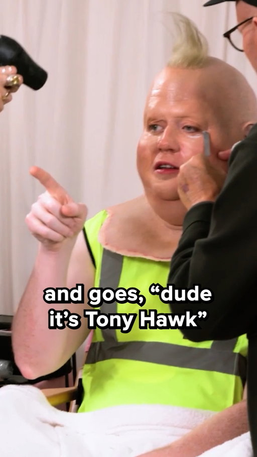 Dude, it's Tony Hawk 👶

➡️ Go to Dropout.tv to watch behind-the-scenes of Brennan & Jacob's makeover!

#veryimportantpeople #dropout #brennanleemulligan #jacobwysocki #tonyhawk