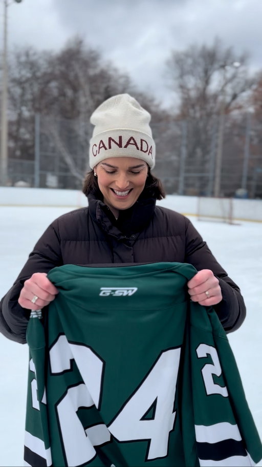 Join me in donating a hockey jersey for The Great Canadian Jersey 🇨🇦 

Visit Rogers.com/TheGreatCanadianJersey for participating locations and mail-in information if you are unable to donate in person.

Anyone who donates a jersey will be entered for a chance to win the Ultimate VIP Hockey Road Trip to any Canadian NHL team away game during the 2025-26 regular season 🇨🇦