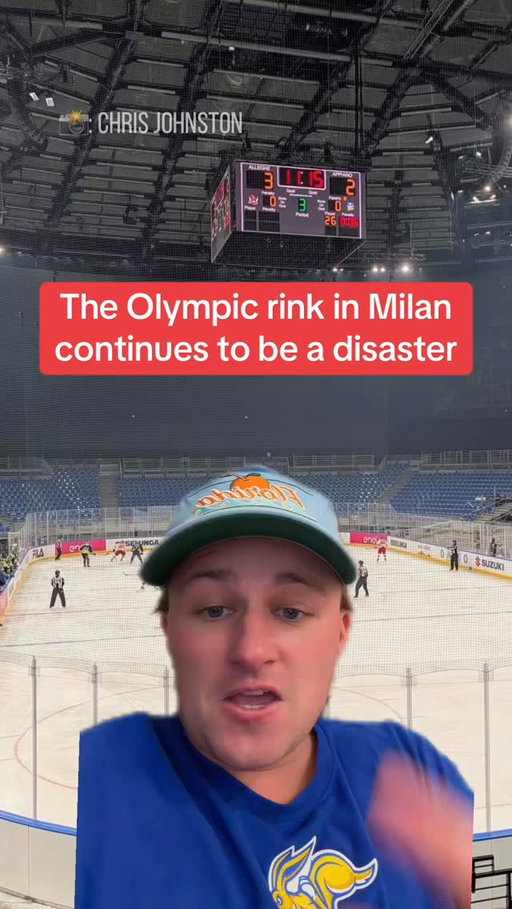 The Olympic rink in Milan had it’s first test and it looks terrible 

#nhl #hockey #nhlhockey #olympics #sports