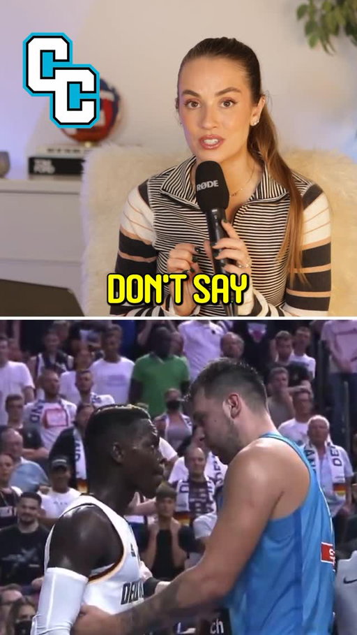 Luka Doncic did NOT hold back on Dennis Schroder 😭