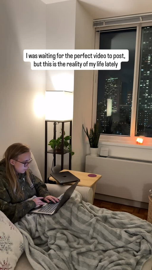 Life lately: A constant 2x speed timelapse. ⏳🙈

Between my work at a startup (can’t say it’s 9-5 😂), working out, reading a few pages here and there, spending time with my partner, and wedding planning, my ‘content creator’ side has been gathering a little dust. 👰🏻‍♀️💻😅

I would love to get back to it. I am stuck in that ‘everything has to be perfect’ mindset, and honestly? It’s been the biggest obstacle to just posting. I miss Instagram! ✨🫶

So, consider this my “imperfect” comeback attempt. I’m hoping to work my way back into some kind of rhythm , even if it’s just sharing the behind-the-scenes chaos for now. 🤍

I’d love to know - how do you feel about me sharing behind the scenes? More tech, more wedding BTS, or just more of the messy reality? 👇