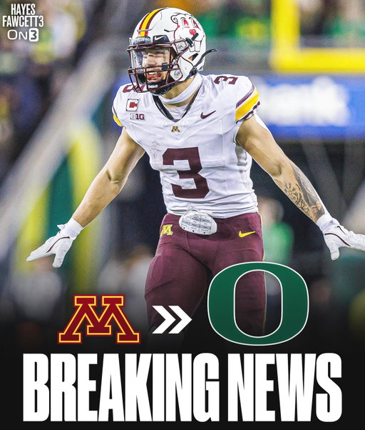 BREAKING: Minnesota star transfer DB Koi Perich has Committed to Oregon, he tells @On3

He’s one of the top overall players in the portal