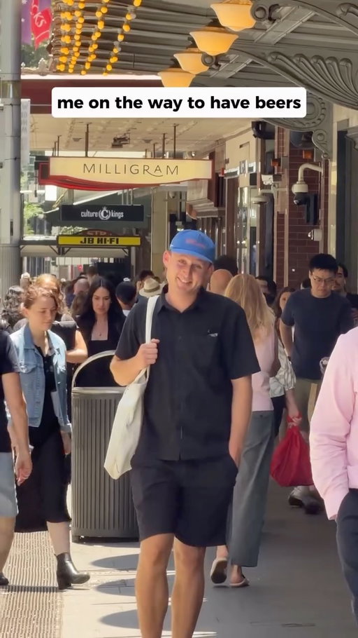 People actually need to stop filming us on the way to the pub it’s getting weird