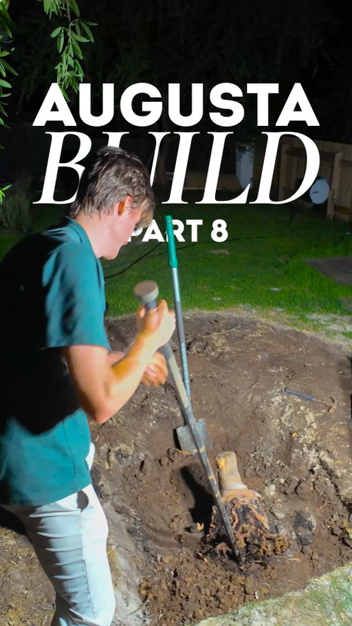 A big job ticked off the list on the road to turning my front yard into Augusta National, removing this tree stump from the green. 

Big stuff coming in the next couple of episodes, so make sure you hang around! 

Appreciate all the love and support on the videos ❤️