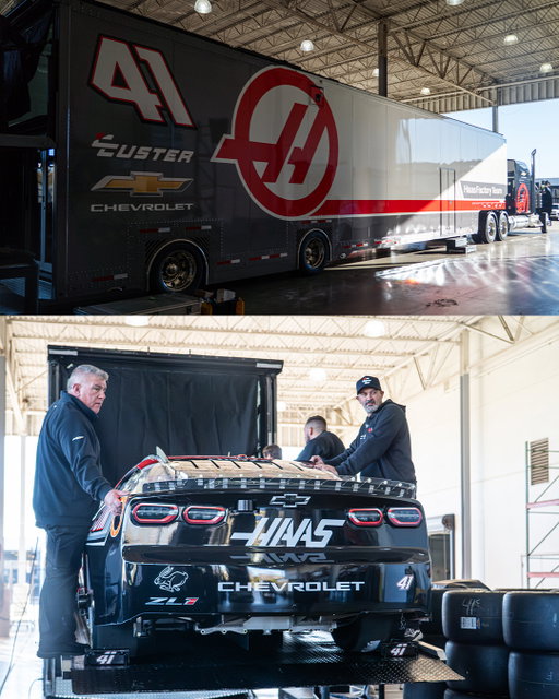 Up bright and early for a trip to @nwbspeedway. 🫡

@haas_automation | @teamchevy | #NASCAR