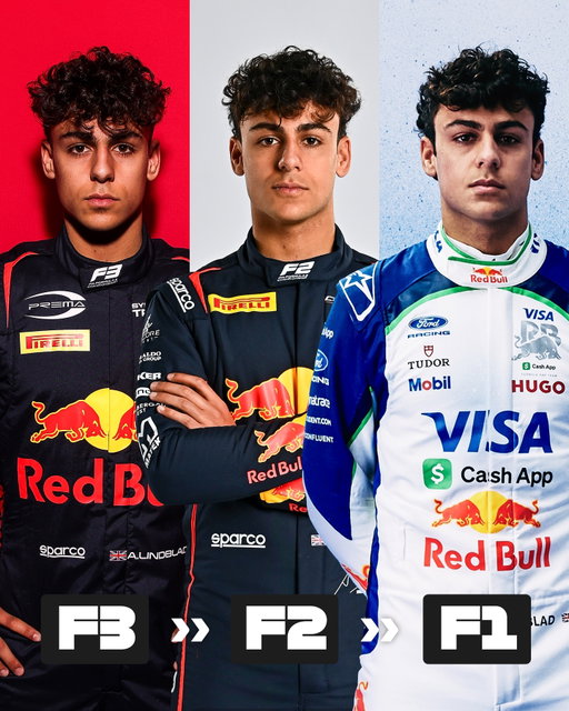 The #RoadToF1 is complete for Arvid Lindblad - from F3 to F1 across three seasons! ⬆️

He’s done it all within the Red Bull family, too 🔥

#F1 #Formula1 @arvid.lindblad