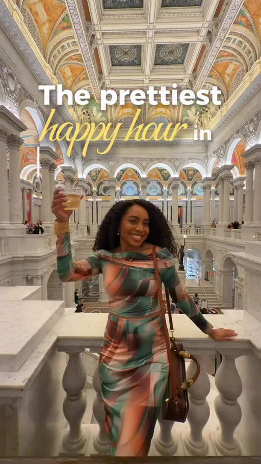 ✨ DC hidden gem alert: FREE happy hours at the Library of Congress 🍸📚

Every Thursday night from 5-8pm, hang out in one of the most beautiful buildings in the city. Drinks + snacks available for purchase 🍷

🎟️ It’s free to attend, but you need a ticket - grab yours at loc.gov￼ 💻 (just search “Happy Hour”)

Whether you’re looking for free things to do in DC, fun date night ideas, or just a cool spot to unwind - this one’s a winner. ✨

#thingstodoindc #dctok #washingtondc #dcthingstodo #washingtonian