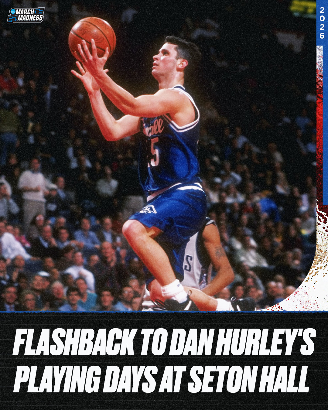 Dan Hurley was no slouch in his time at Seton Hall 💯

Hurley faces off against his alma mater tonight on TruTv and HBO Max 🔥