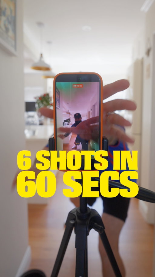 This one was fun 😂 might be my most creative to date. I genuinely love figuring these out. Whether you’re a content creator, videographer or just want to document something, you don’t need long.

What should I do for my next 6 shots in 60 seconds?