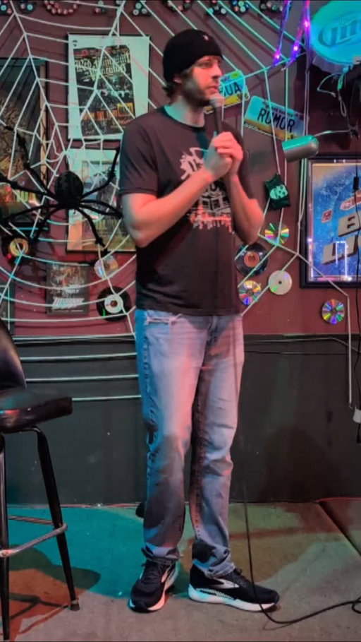Crowd work gone wrong with the shower beer guy