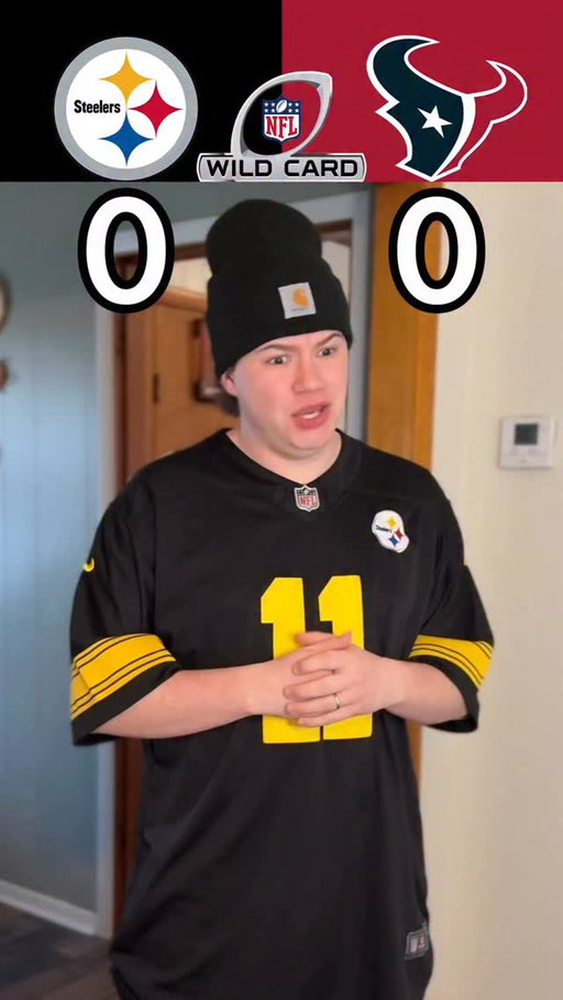 STEELERS VS TEXANS WILD CARD PLAYOFF RECAP😳🤣🏈 #nfl #football #steelers #texans #skit #funny