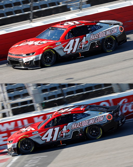 From the render straight to the track. Testing out the new 750-horsepower rules configuration at North Wilkesboro Speedway. 🧰

#NASCAR