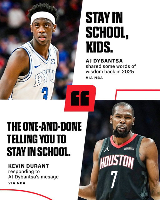 AJ Dybantsa is projected to be the No. 2 pick in the 2026 NBA Draft, per Jeremy Woo 👀

(via @nba, @onbaselinebanter)