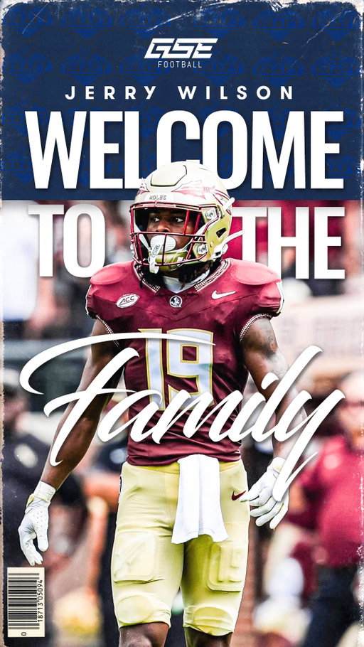 We are so excited to welcome DB Jerry Wilson to the GSE Worldwide family!

#GSEWorldwide #NFLDraft