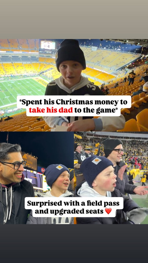 @Omar surprised these fans in the last row with field passes and front row seats at their first playoff game!