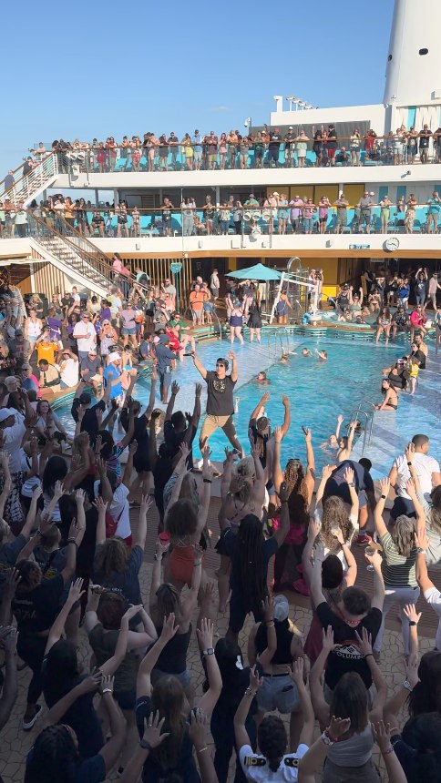 Leaving reality in the wake! The energy on deck today is unmatched - this is exactly how you kick off a Carnival Cruise.