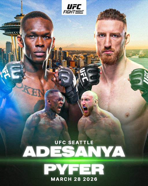 IZZY'S BACK! 😤

Israel Adesanya returns in his 13th consecutive Main Event at UFC Seattle to face Joe "BodyBagz" Pyfer.

LFG!!! #UFCSeattle