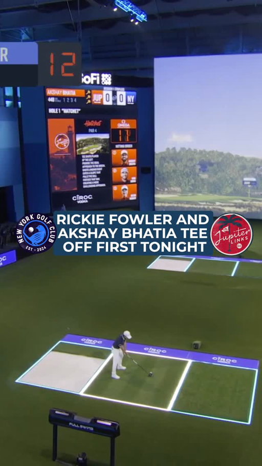 Starting us off tonight 🏌️‍♂️