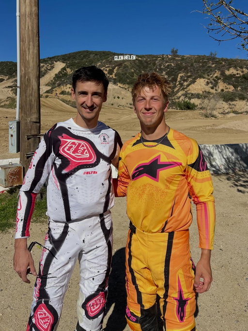 You never know who you are going to run into at the track.
Pretty awesome to see your excitement ripping a dirt bike mate 👊🏼 @liamlawson30