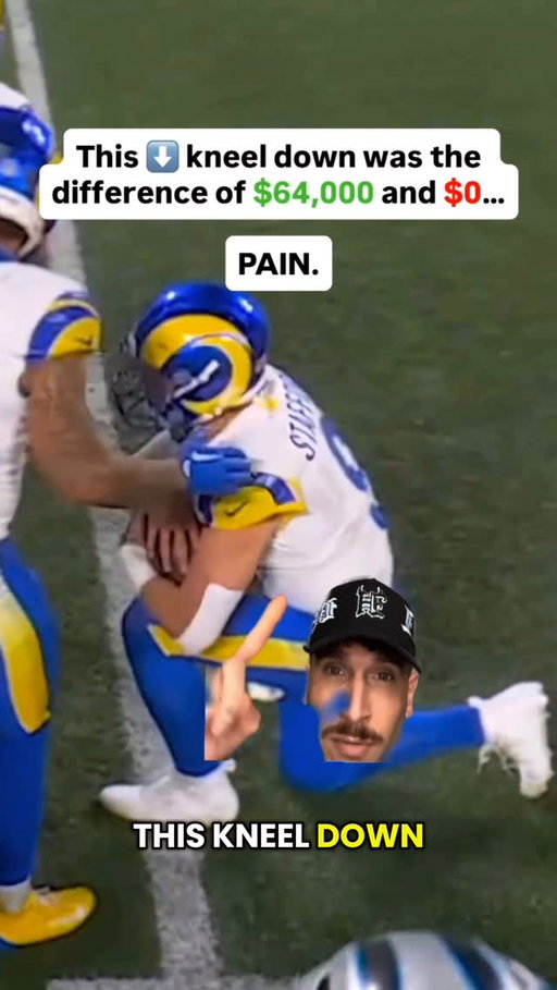 The hall of pain has a new parlay being inducted into it, because a Matthew stafford kneel down to end the game, was the difference in $64,000 and $0… 🤒

One question, why even add the Stafford O 0.5 a rushing yard!? 😩

(via @shivalkd)

@vinbonaccorso
