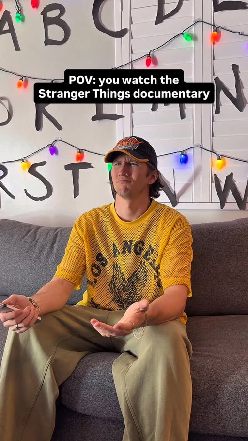 They really released this 😂 #strangerthings #documentary #dufferbrothers
