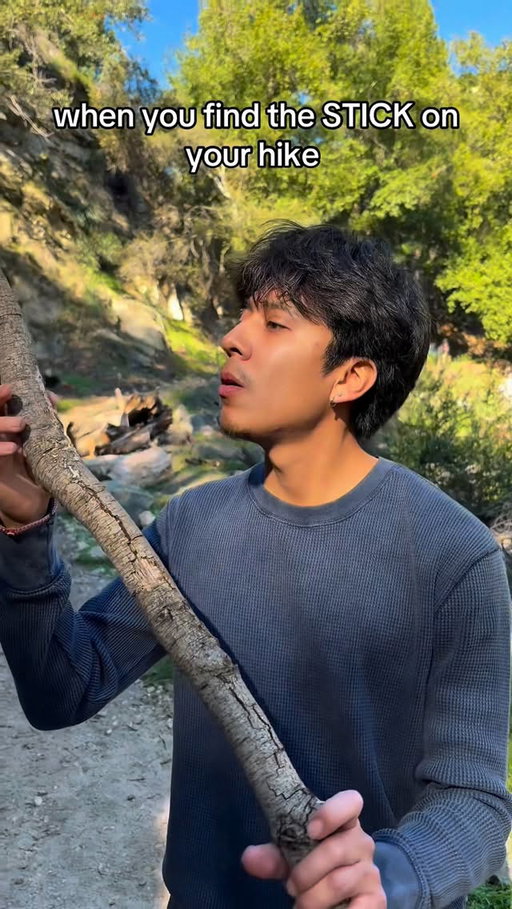 yo guys rate my stick 
#latina #hike #hiking #meme #guys
