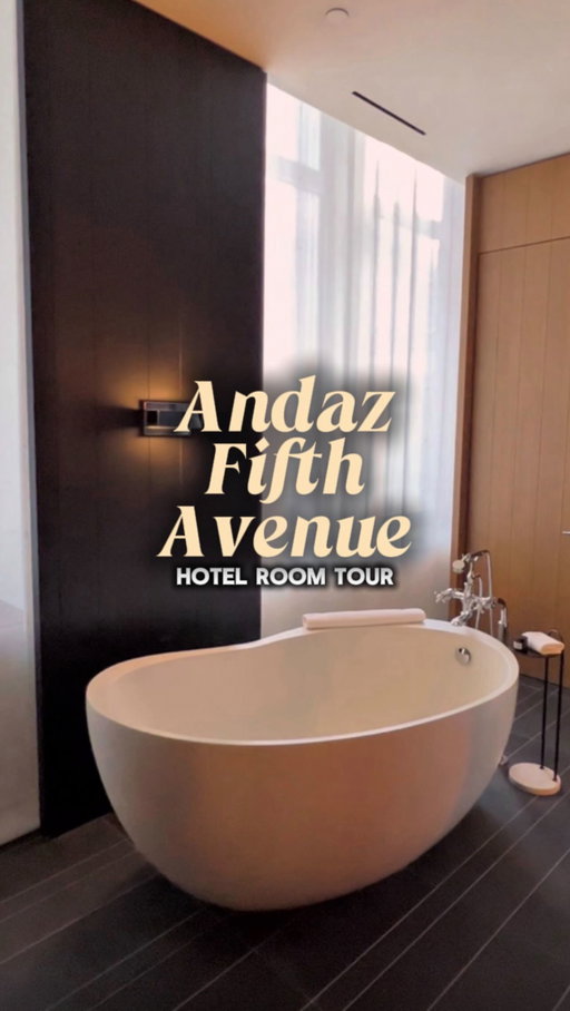 One room. Three NYC icons.
A soak in the tub, floor-to-ceiling windows, and a view that lines up the New York Public Library, the Times Square NYE Ball, and the Empire State Building…all at once.

This is the kind of stay where you cancel plans, slow down, and let the city come to you.

📍 Andaz Fifth Avenue

#HotelRoomTour #MainCharacterHotels #NYCHotels #QuietLuxury #anthonylately