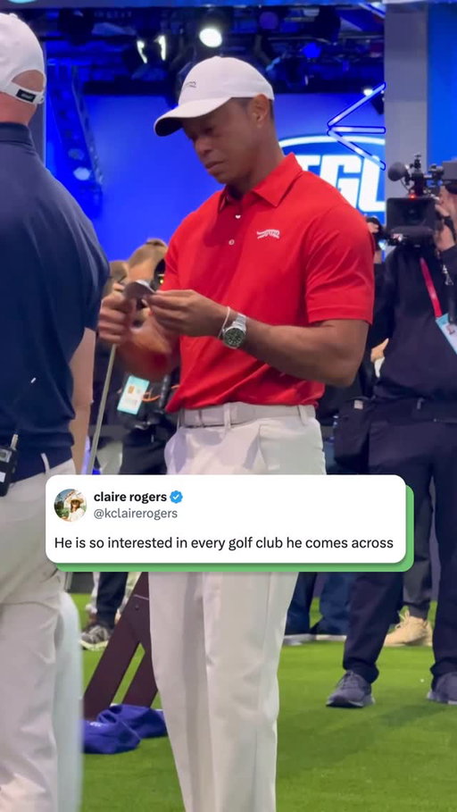 Tiger Woods does the same thing we do every time we grab a friend’s club. 

(via @kclairerogers)