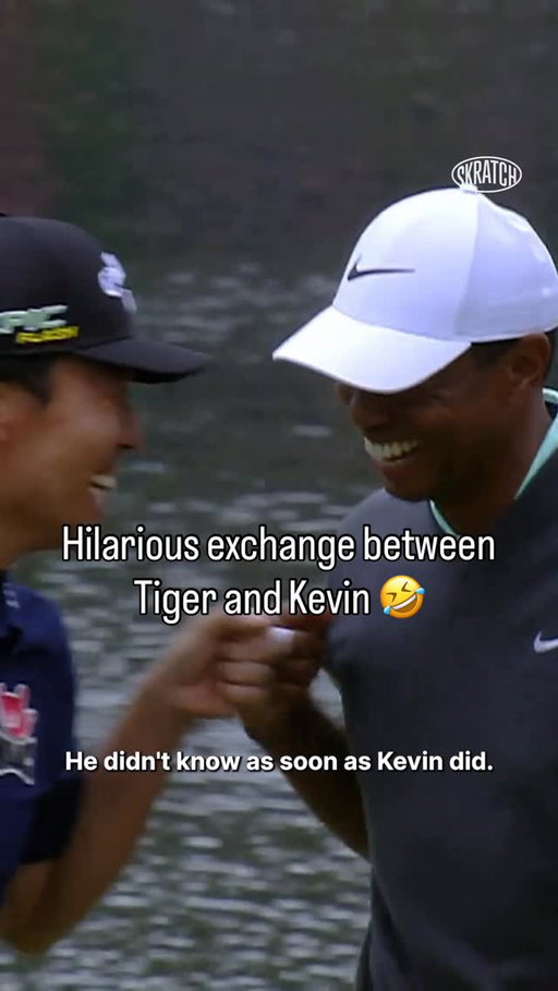 When @tigerwoods imitated @kevinna915’s signature move. 🤣

Will we see Kevin and Tiger back on TOUR together?