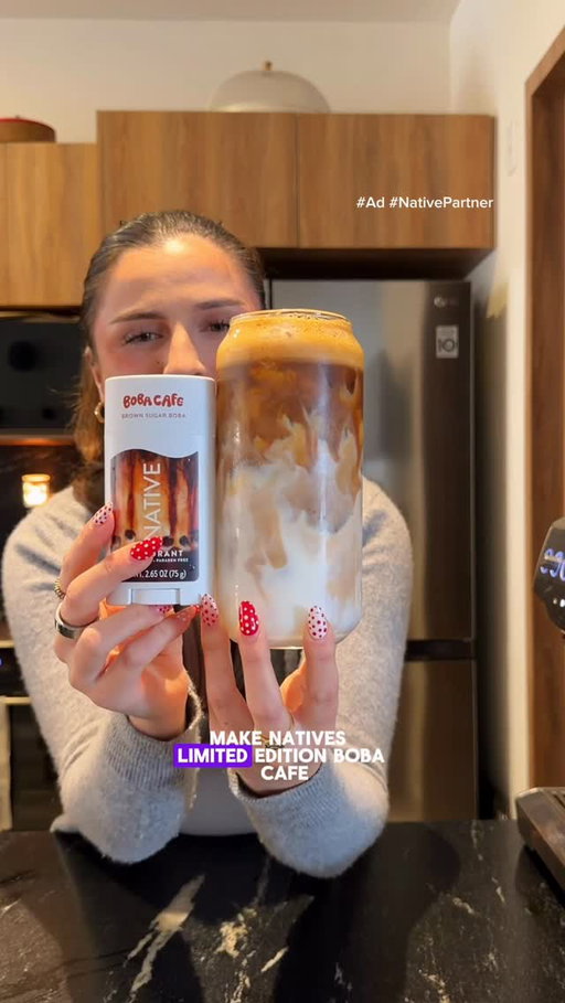 #ad #NativePartner I’ve been gatekeeping @native for way too long… so I’m spilling! The NEW limited-edition boba collection is available at @walmart 🧋🤍 #native #walmart #boba