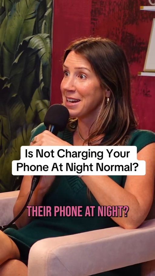 We're here to ask the important questions: Is not charging your phone at night normal behavior or slightly concerning? 👀

🎙️ @girlsgottaeatpodcast