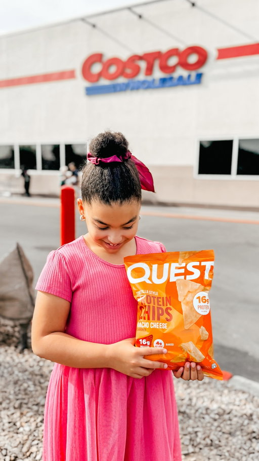 #QuestPartner Quest Nacho Cheese Protein Chips are back at Costco and we couldn’t be more excited—especially because we love grabbing them in the bigger 8 oz bag. Thanks to @questnutrition for bringing back our go-to crunch with 16g protein and 4g net carbs. Get them before they’re gone! Quest is redefining nutritional snacking to fuel everyone—and somehow making it taste so good it feels like you’re basically cheating. 

What’s your favorite Quest chip flavor? 👇 

#QuestChipsAtCostco #QuestPartner #OnAQuest #ItsBasicallyCheating