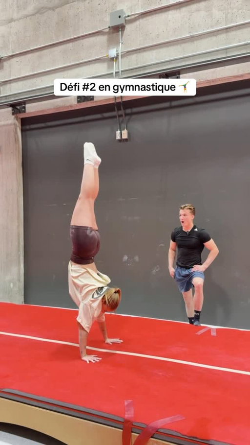 Défi #2 en gymnastique de Félix Dolci 🤸‍♀️ #gymnastics #defi