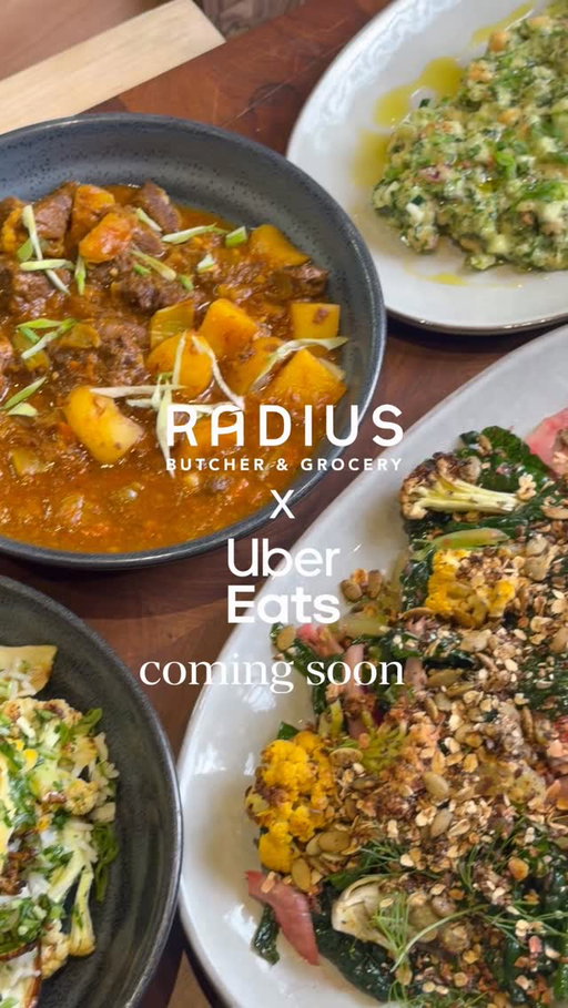 Radius prepared items will be on Uber Eats soon! Early access testing this week, and once we work out the kinks we’ll open up to all customers. 

Order your favorite prepared items, delivered straight to your door — making mealtimes easier with the highest quality ingredients. Our menu will rotate every two weeks, so there’s always something new to look forward to!