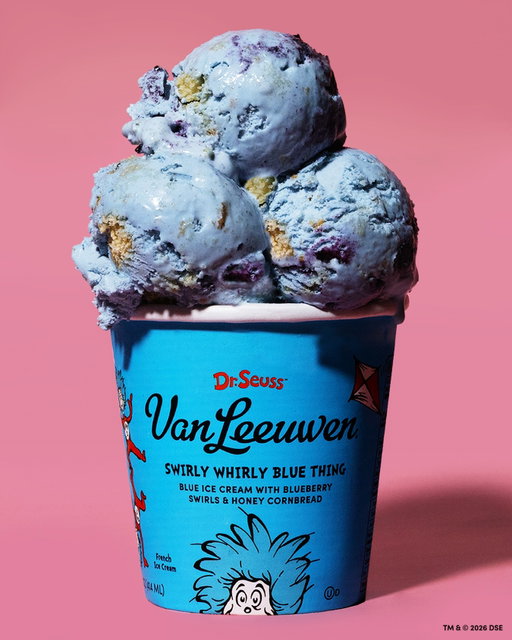 THE ONE THING WE CAN’T STOP

If you ask Thing One what makes a good Thing, the answer is simple.

Blue sweet cream ice cream. Blueberry swirls. Chunks of honey cornbread.

A swirl here. A whirl there. A little chaos everywhere.

That is Swirly Whirly Blue Thing Ice Cream. And according to Thing One, it is a very good Thing indeed.

Available only at @Krogerco for a little while.

IF IT MAKES YOU HAPPY. THEN IT’S GOOD FOR YOU.