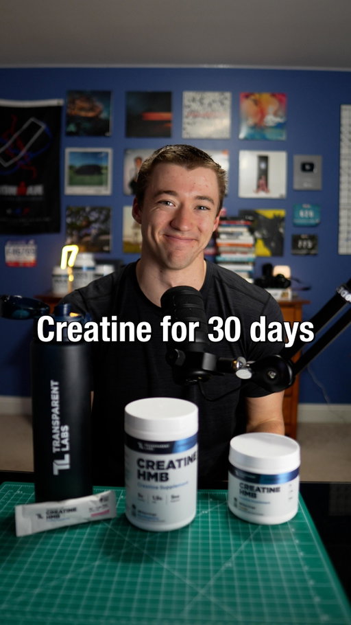 I tried creatine for 30 days.

Fueled by @transparentlabs Creatine + HMB.

#TransparentLabs #SponsoredAthlete #creatine #fitness #workout
