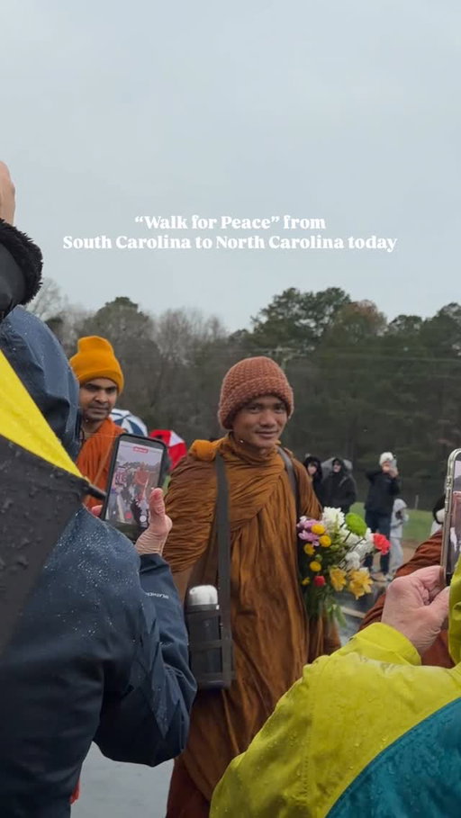 Every step carries a quiet strength, a reminder that peace is not an idea but a presence we can choose. Watching more and more people join in their “Walk for Peace” is truly inspiring. ✨🫶

Arriving in Charlotte, NC tonight between 6 PM and 9 PM at the Marion Diehl Recreation Center. Follow their live map at @walkforpeace.usa and see their complete route.