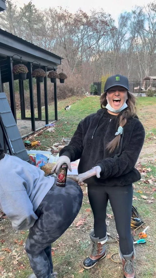 Chicken coop caught fire, horrible voice over but cute butt shots 🤣🤣 enjoy!! @monsterenergy #sweeettails #funnymoments #chickens #cleaning #streamer
