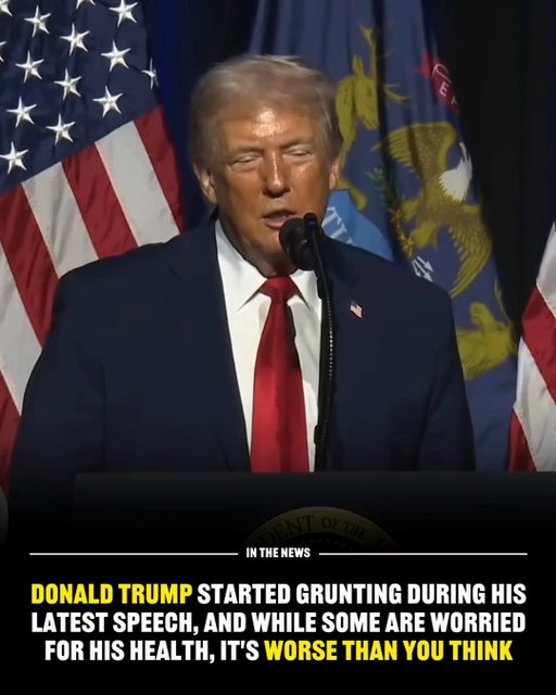 Sigh. The video is probably not what you think it is... but that doesn't make it OK.

Donald Trump gave a speech at the Detroit Economic Club, and one moment from it is going mega viral. During his remarks, the 79-year-old began grunting repeatedly, reaching for his neck, and gesticulating his head in-between giggles.

Without context, viewers grew increasingly concerned online. Then, the full context unraveled. 

You see, during this specific part of Trump's speech, he is actually mocking former president Joe Biden, whose office announced in May 2025 that he was diagnosed with an aggressive form of prostate cancer.

This knowledge set off critics who called the mimicry an "unnecessary and cruel taunt," writing, "Trump HUMILIATES himself, doing a mocking cough of President Biden, who has cancer, to a room sitting in stunned silence."

More at the link in bio 🔗
🎥: The White House