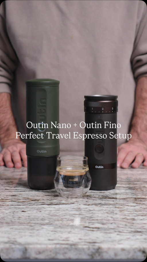 Perfect travel coffee, anywhere.

Outin Fino is the perfect chargeable coffee grinder and Outin Nano heats and pulls real espresso.

No talking, just clean ASMR coffee sounds.

This is my go to travel coffee combo.

#travelcoffee #portableespresso #OutinNano #OutinFino #asmrcoffee #espressomasr #coffeesounds #campingcoffee #coffeeonthego #travelespressosetup