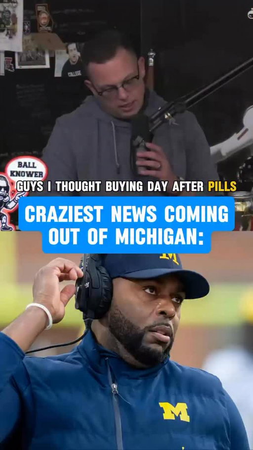 Craziest story out of Michigan football yet #collegefootball #football