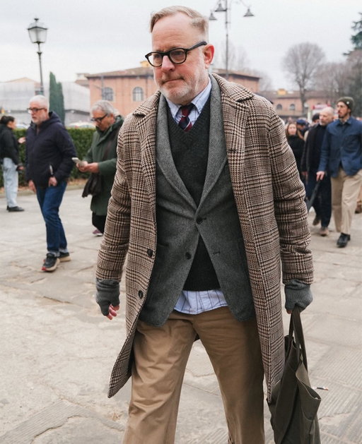 Looking serious and seriously layering at #PittiUomo day 1. Thanks to @olvh & @lorenzo_sodi for the 📸.