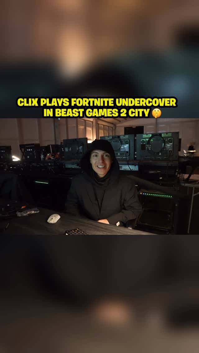 Playing Fortnite undercover in Beast Games 2 city 🎮🤫

#clix #fortnite #mrbeast #beastgames
