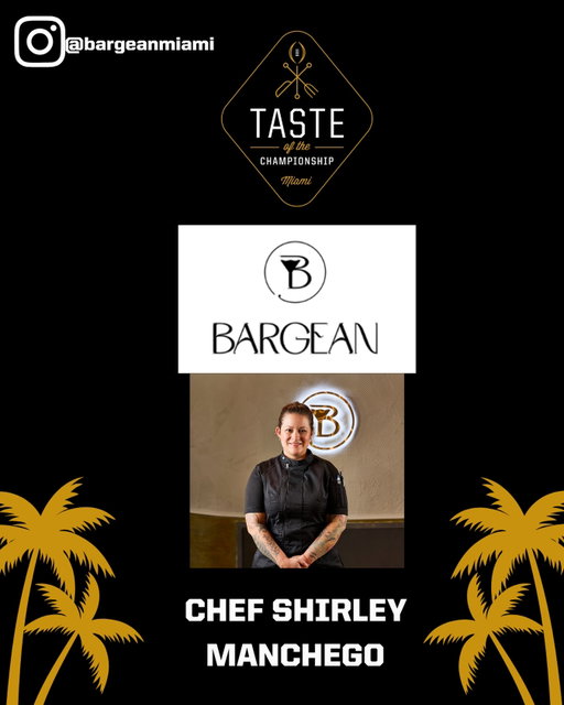 🍽️ CHEF REVEAL 🍽️
 
We’re excited to welcome Chef Shirley Manchego of Bargean Miami as one of the featured chefs at Taste of the Championship Miami! 🌴✨
 
As the heart and soul behind LatinAegeo cuisine at Bargean, a vibrant fusion where bold Latin spirit meets the elegance of the Aegean, Chef Shirley brings creative technique, cultural depth, and an adventurous culinary voice to Championship Weekend’s signature experience. Rooted in tradition and elevated by Mediterranean influence, her dishes celebrate bold flavor, thoughtful balances, and Miami’s dynamic dining scene.
 
Join us as top chefs come together for an unforgettable night of food, culture and championship energy 🏆🔥

📍 M2 Nightclub, Miami Beach
📅 Sunday, January 18th 2026 5-8PM
🎟️ Link in bio
#CFBPlayoff
#TasteOfTheChampionship
#TOTC2026