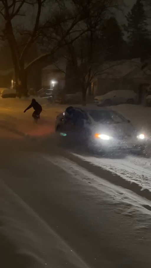 The snow brings the best out in us all